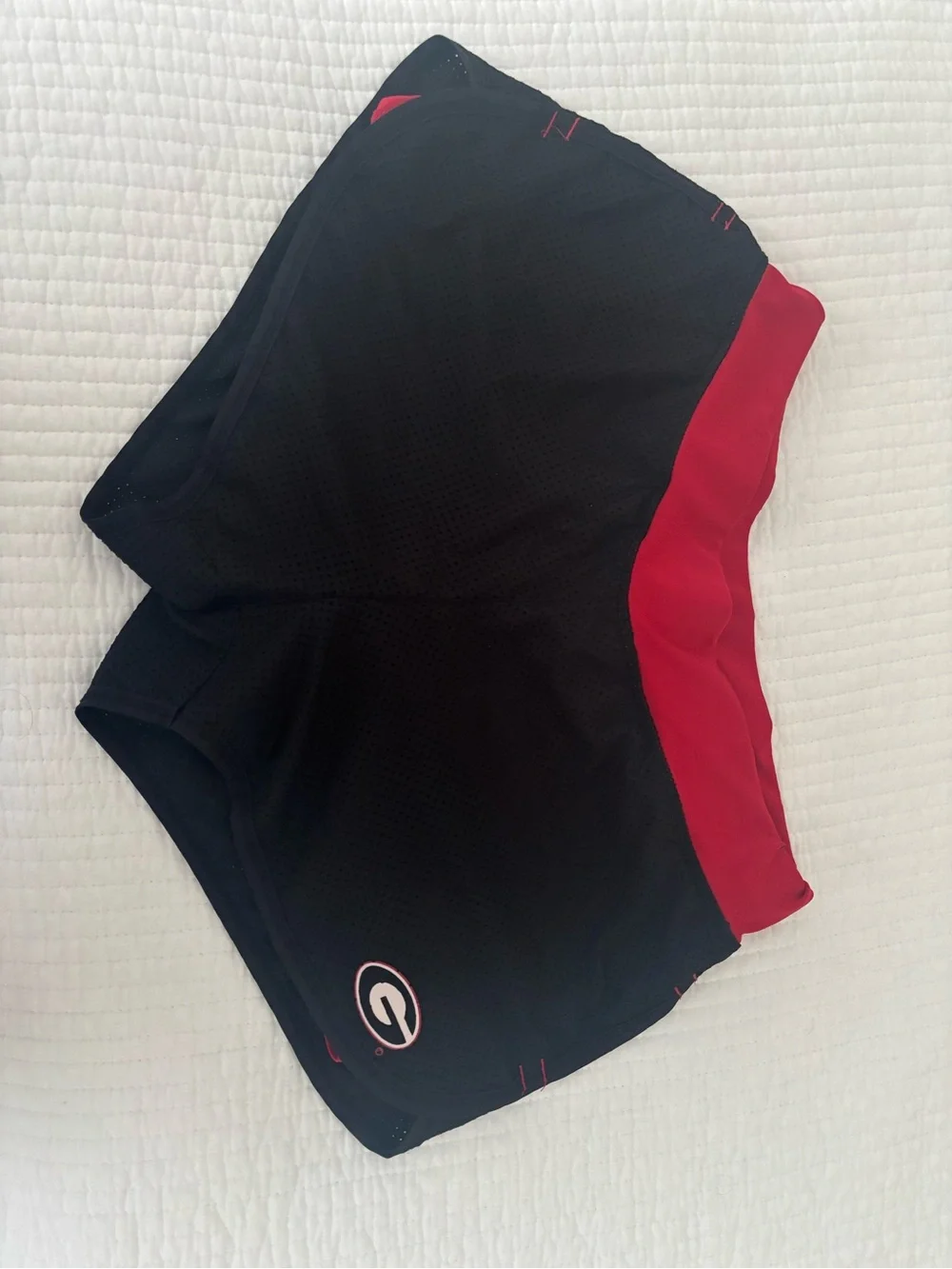 University of Georgia Black & Red Athletic Women’s Shorts